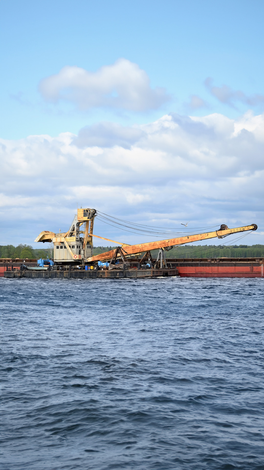 Плавучий кран КПЛ-62 проекта Р-66